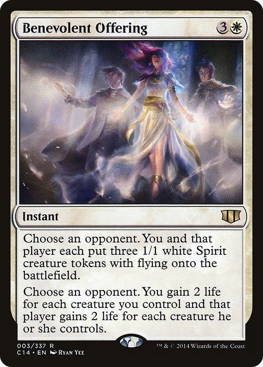 Benevolent Offering in the group Magic the Gathering / Sets / Commander 2014 at Proxyprinters.com (15477)