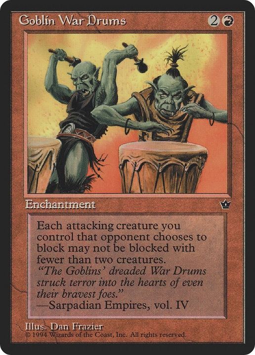 Goblin War Drums in the group Magic the Gathering / Types / Enchantment / Enchantment at Proxyprinters.com (15507)