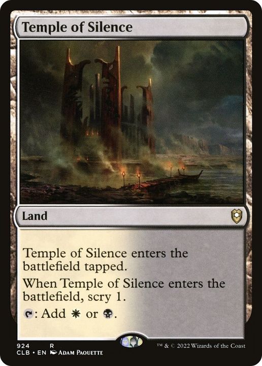 Temple of Silence in the group Magic the Gathering / Sets / Commander Legends: Battle for Baldur's Gate at Proxyprinters.com (15519)