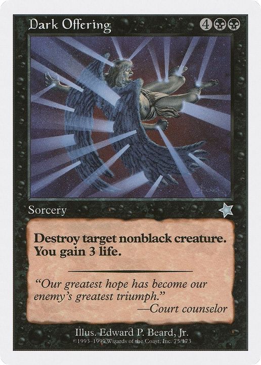 Dark Offering in the group Magic the Gathering / Types / Colors / Black at Proxyprinters.com (15529)