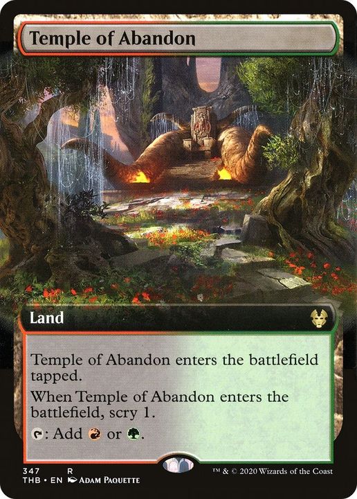 Temple of Abandon in the group Magic the Gathering / Types / Colors / Colorless at Proxyprinters.com (15543)