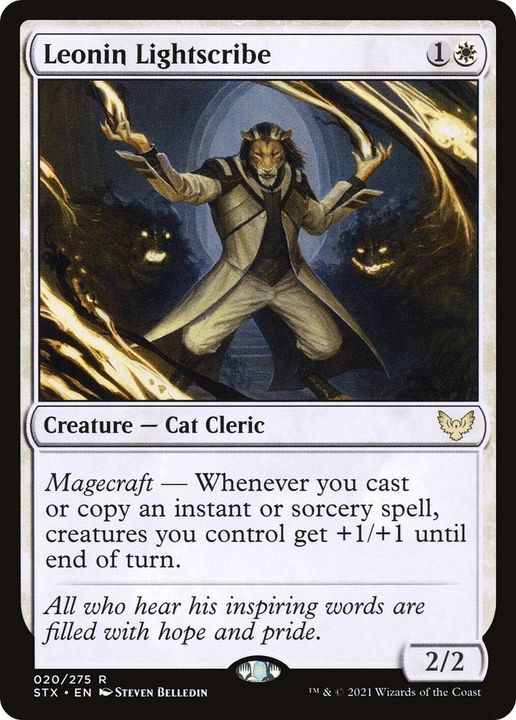 Leonin Lightscribe in the group Magic the Gathering / Types / Colors / White at Proxyprinters.com (15546)