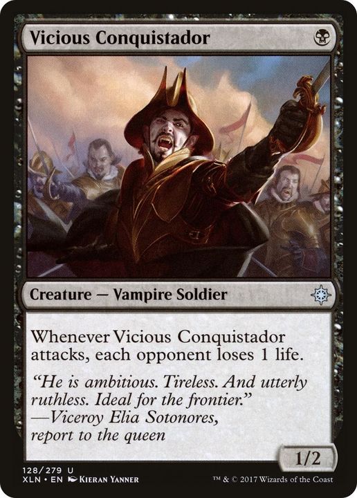 Vicious Conquistador in the group Magic the Gathering / Types / Colors / Black at Proxyprinters.com (15552)