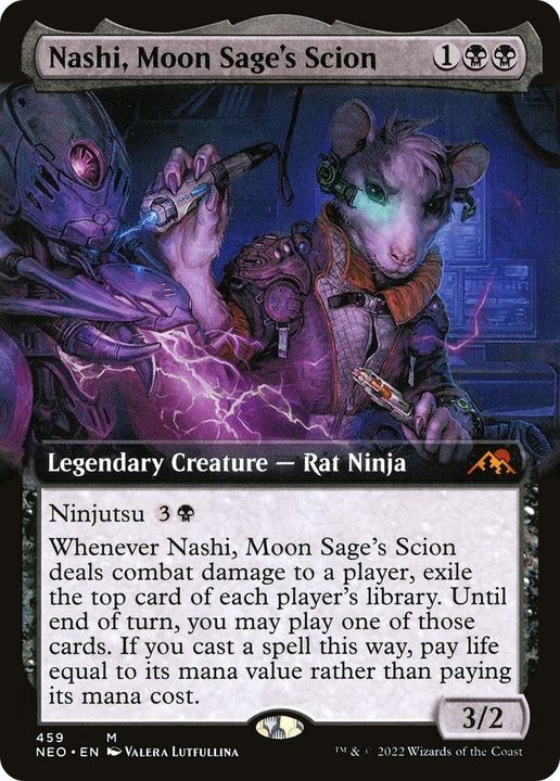 Nashi, Moon Sage's Scion in the group Magic the Gathering / Types / Colors / Black at Proxyprinters.com (15560)