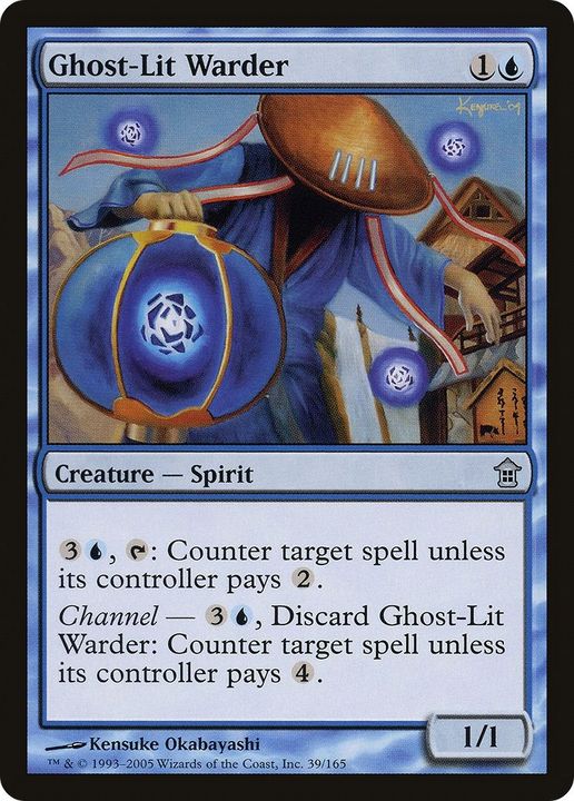 Ghost-Lit Warder in the group Magic the Gathering / Types / Colors / Blue at Proxyprinters.com (1558)