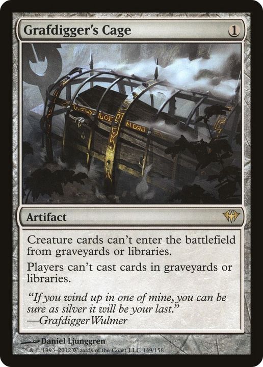 Grafdigger's Cage in the group Magic the Gathering / Types / Artifacts / Artifact at Proxyprinters.com (15580)