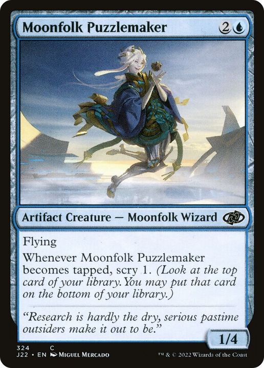 Moonfolk Puzzlemaker in the group Magic the Gathering / Sets / Jumpstart 2022 at Proxyprinters.com (15587)