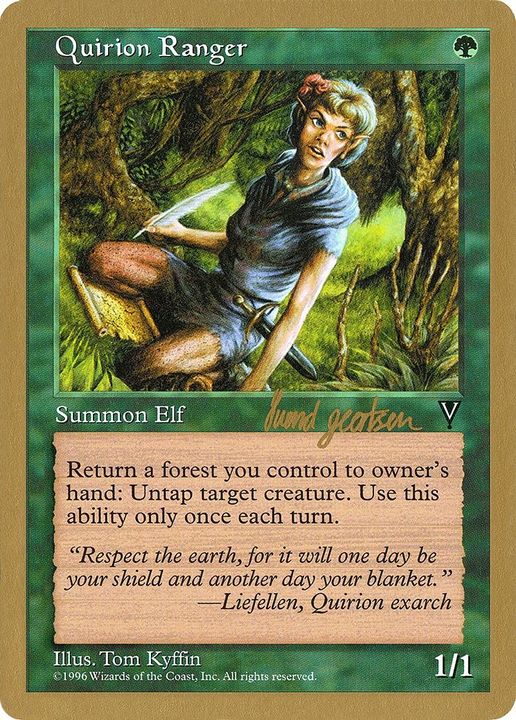 Quirion Ranger in the group Magic the Gathering / Types / Creatures / Elf at Proxyprinters.com (15588)