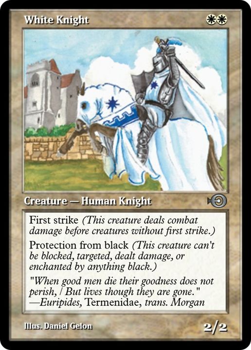 White Knight in the group Magic the Gathering / Types / Creatures / Human at Proxyprinters.com (1559)