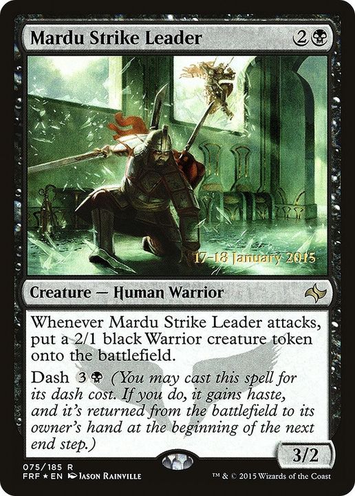 Mardu Strike Leader in the group Magic the Gathering / Sets / Fate Reforged Promos at Proxyprinters.com (15590)