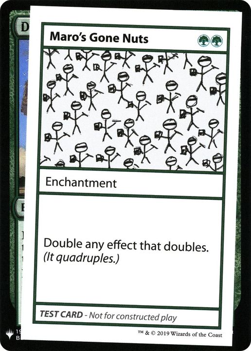 Maro's Gone Nuts in the group Magic the Gathering / Types / Enchantment / Enchantment at Proxyprinters.com (156)