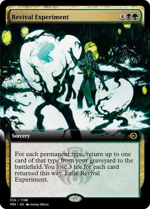 Revival Experiment in the group Magic the Gathering / Types / Colors / Multicolors / B, G at Proxyprinters.com (15611)