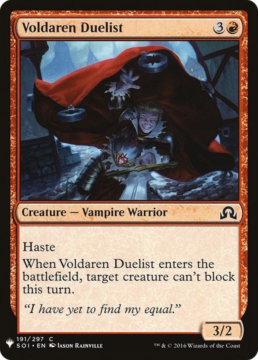 Voldaren Duelist in the group Magic the Gathering / Types / Creatures / Warrior at Proxyprinters.com (15619)