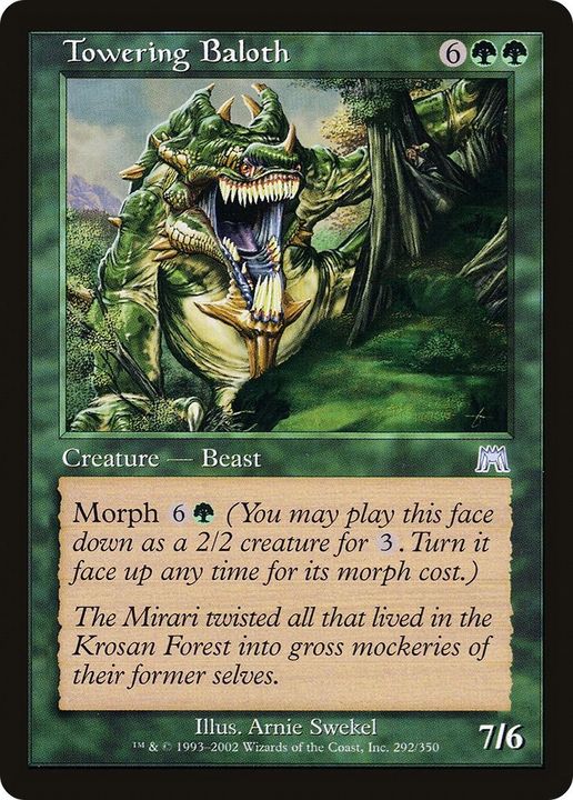 Towering Baloth in the group Magic the Gathering / Types / Colors / Green at Proxyprinters.com (15636)