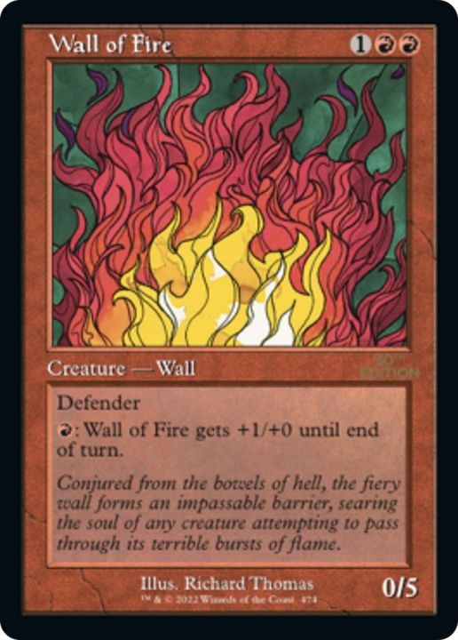 Wall of Fire in the group Magic the Gathering / Types / Colors / Red at Proxyprinters.com (15637)