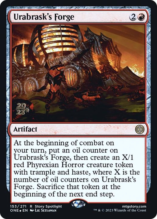 Urabrask's Forge in the group Magic the Gathering / Sets / Phyrexia: All Will Be One Promos at Proxyprinters.com (15655)