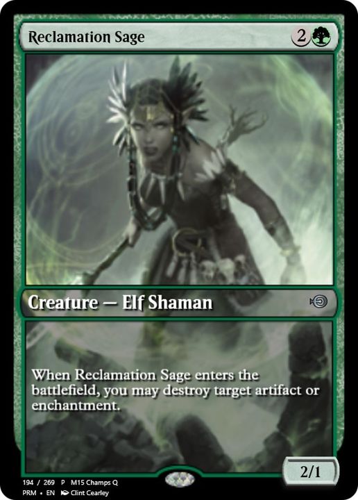 Reclamation Sage in the group Magic the Gathering / Types / Creatures / Elf at Proxyprinters.com (15657)