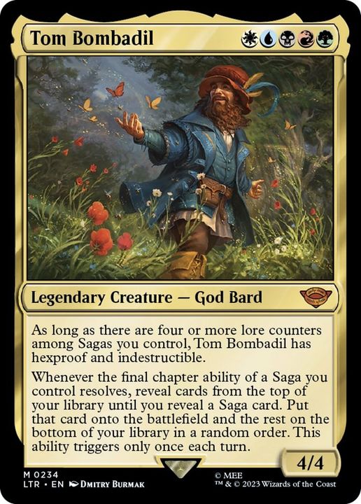 Tom Bombadil in the group Magic the Gathering / Types / Colors / Multicolors / B, G, R, U, W at Proxyprinters.com (15676)