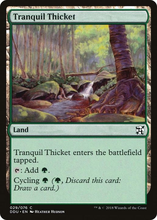 Tranquil Thicket in the group Magic the Gathering / Sets / Duel Decks: Elves vs. Inventors at Proxyprinters.com (1568)