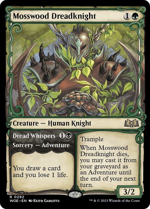 Mosswood Dreadknight // Dread Whispers in the group Magic the Gathering / Types / Creatures / Human at Proxyprinters.com (15680)