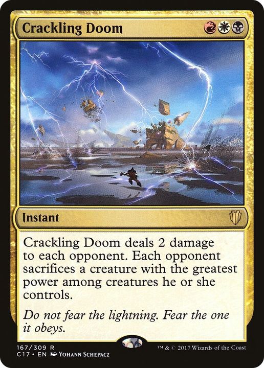 Crackling Doom in the group Magic the Gathering / Sets / Commander 2017 at Proxyprinters.com (15681)