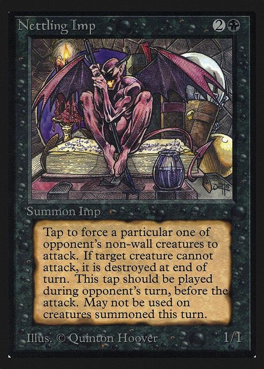 Nettling Imp in the group Magic the Gathering / Types / Colors / Black at Proxyprinters.com (15692)