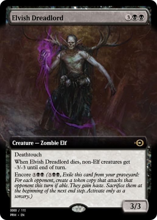 Elvish Dreadlord in the group Magic the Gathering / Types / Creatures / Zombie at Proxyprinters.com (15701)