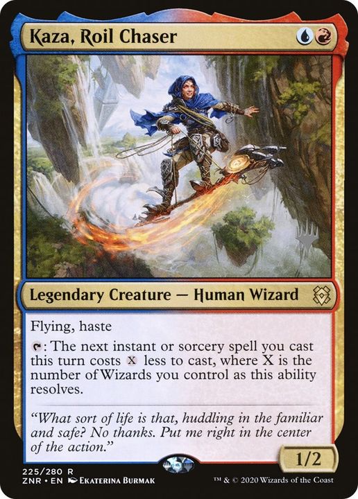 Kaza, Roil Chaser in the group Magic the Gathering / Types / Colors / Multicolors / R, U at Proxyprinters.com (15716)