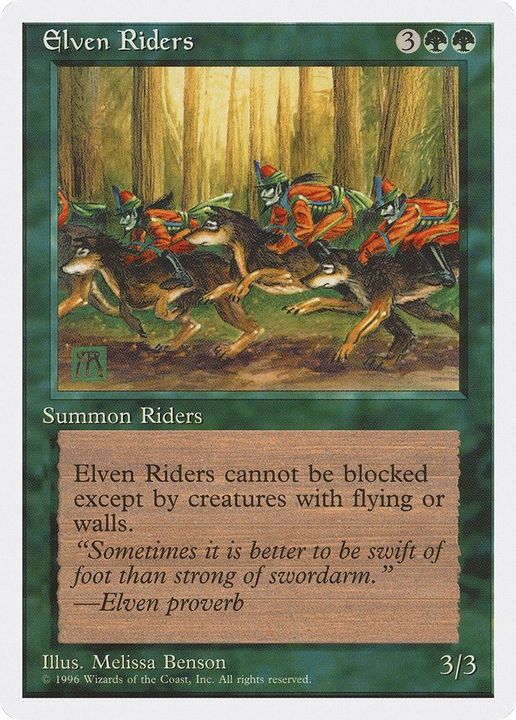 Elven Riders in the group Magic the Gathering / Sets / Introductory Two-Player Set at Proxyprinters.com (15749)