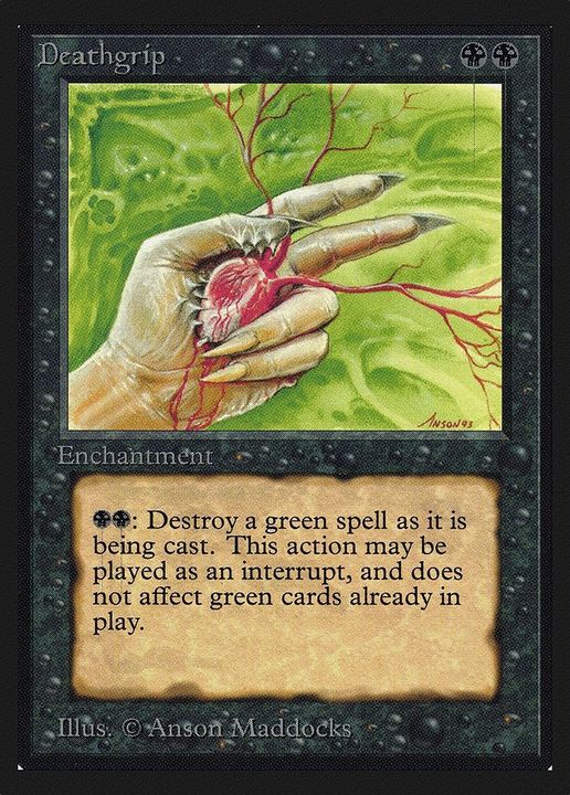 Deathgrip in the group Magic the Gathering / Types / Enchantment / Enchantment at Proxyprinters.com (15763)