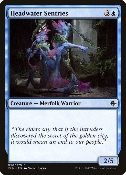 Headwater Sentries in the group Magic the Gathering / Sets / Ixalan at Proxyprinters.com (15768)