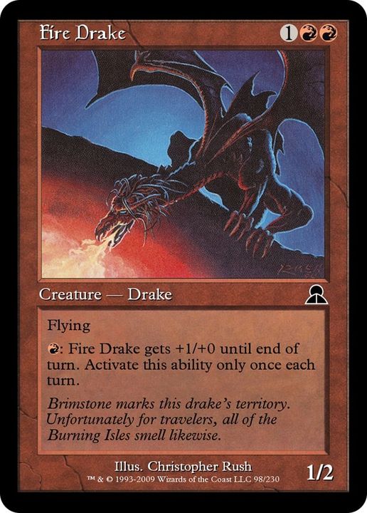 Fire Drake in the group Magic the Gathering / Types / Colors / Red at Proxyprinters.com (15780)