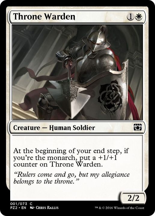 Throne Warden in the group Magic the Gathering / Types / Creatures / Human at Proxyprinters.com (15798)