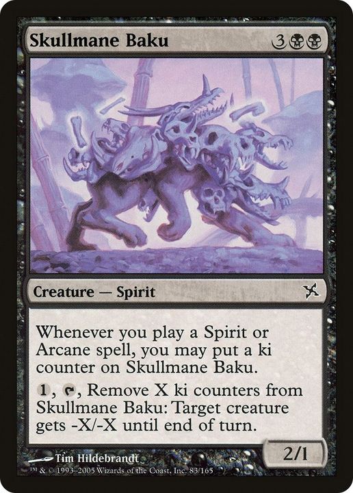 Skullmane Baku in the group Magic the Gathering / Sets / Betrayers of Kamigawa Promos at Proxyprinters.com (158)