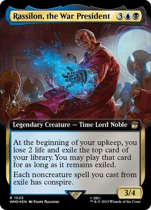 Rassilon, the War President in the group Magic the Gathering / Types / Colors / Multicolors / B, U at Proxyprinters.com (15830)