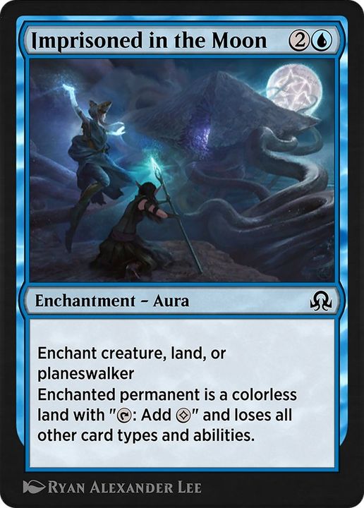 Imprisoned in the Moon in the group Magic the Gathering / Types / Colors / Blue at Proxyprinters.com (15832)