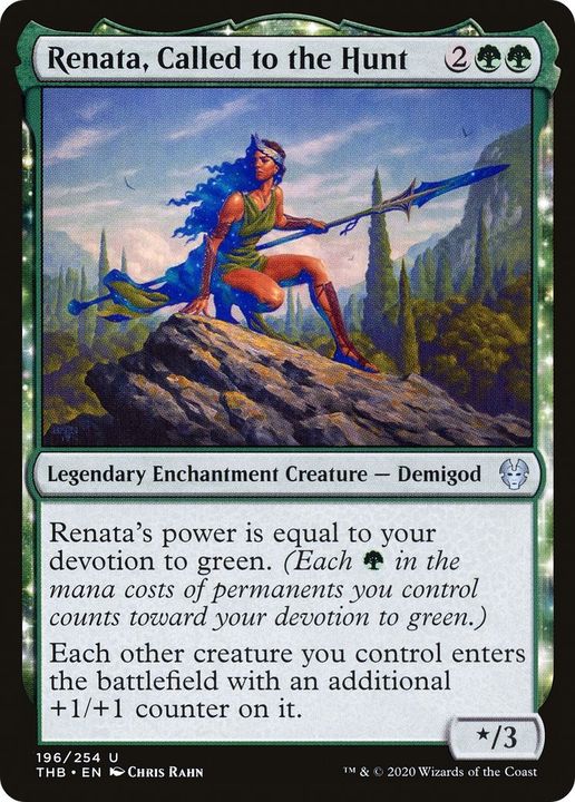 Renata, Called to the Hunt in the group Magic the Gathering / Types / Enchantment / Legendary Enchantment at Proxyprinters.com (15833)