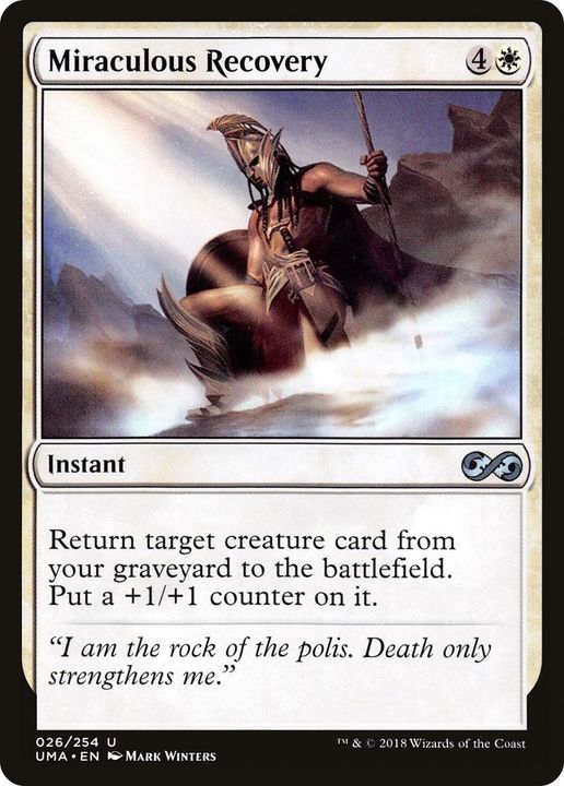 Miraculous Recovery in the group Magic the Gathering / Types / Colors / White at Proxyprinters.com (15848)