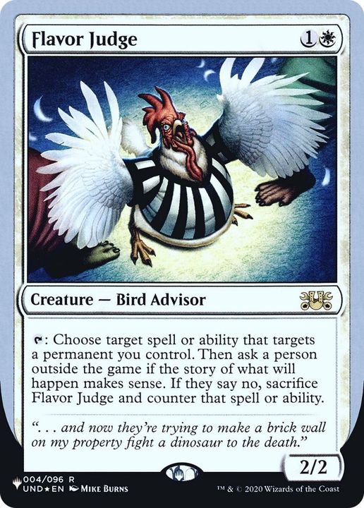 Flavor Judge in the group Magic the Gathering / Sets / The List (Unfinity Foil Edition) at Proxyprinters.com (15862)