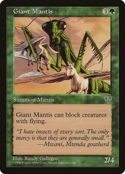 Giant Mantis in the group Magic the Gathering / Types / Colors / Green at Proxyprinters.com (15897)