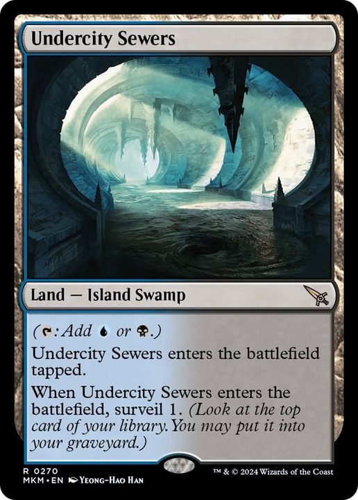 Undercity Sewers in the group Magic the Gathering / Types / Land / Swamp at Proxyprinters.com (15902)