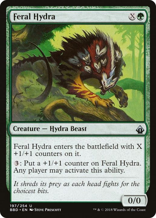 Feral Hydra in the group Magic the Gathering / Sets / Battlebond Promos at Proxyprinters.com (15915)