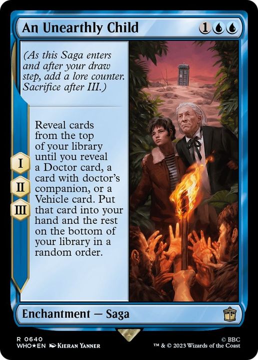 An Unearthly Child in the group Magic the Gathering / Types / Colors / Blue at Proxyprinters.com (15923)