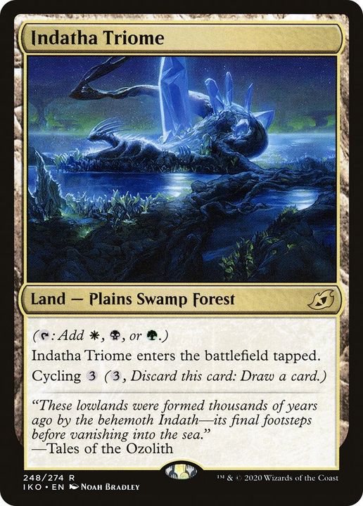 Indatha Triome in the group Magic the Gathering / Types / Land / Forest at Proxyprinters.com (15936)