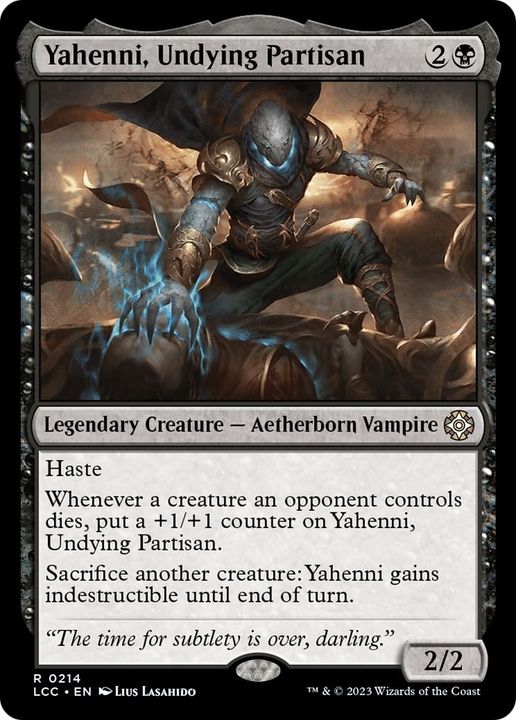 Yahenni, Undying Partisan in the group Magic the Gathering / Types / Colors / Black at Proxyprinters.com (15940)