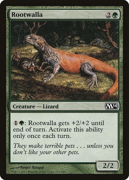 Rootwalla in the group Magic the Gathering / Types / Colors / Green at Proxyprinters.com (15963)