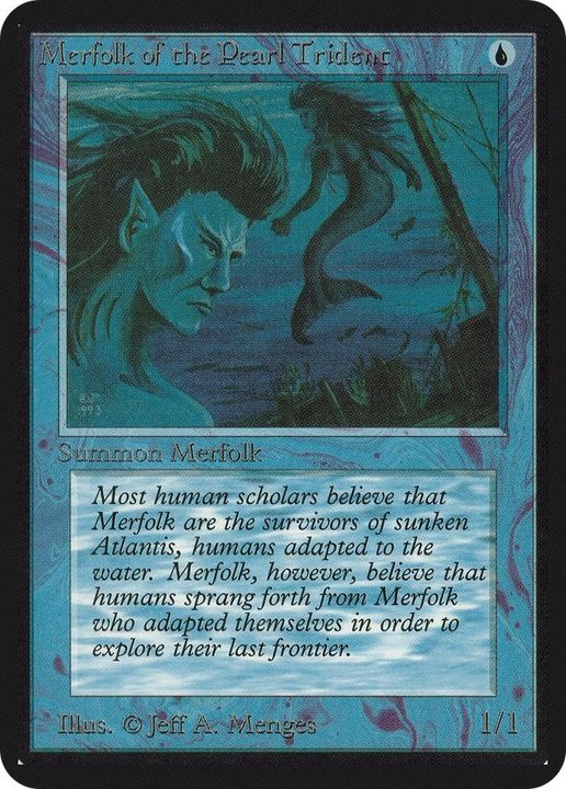 Merfolk of the Pearl Trident in the group Magic the Gathering / Types / Colors / Blue at Proxyprinters.com (15970)