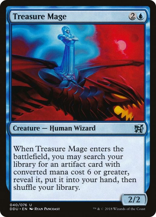 Treasure Mage in the group Magic the Gathering / Types / Creatures / Wizard at Proxyprinters.com (15971)