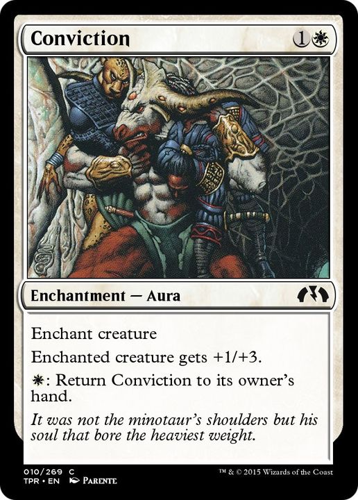 Conviction in the group Magic the Gathering / Types / Colors / White at Proxyprinters.com (15991)