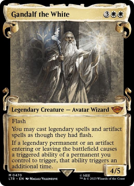 Gandalf the White in the group Magic the Gathering / Sets / The Lord of the Rings: Tales of Middle-earth at Proxyprinters.com (15996)